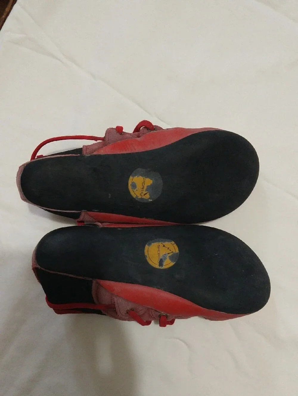 La Sportiva Kids Red and Black Climbing Sandals